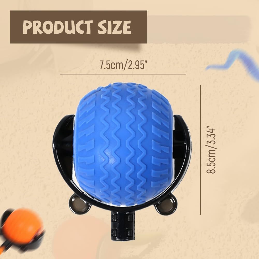 Interactive Cat Ball Toy, 2025 New Cat Ball Toys With Cord Mouse, Smart Self Rolling Cat Toys For Bored Indoor Cats, Automatic Moving Peppy Pet Ball