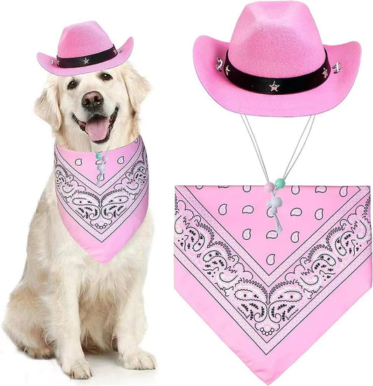 Cat Cowboy Costume Cat Cowboy Hat And Bandana Set
