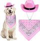 Cat Cowboy Costume Cat Cowboy Hat And Bandana Set