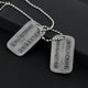 Double tag pendant